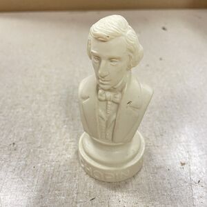 VINTAGE CHOPIN | HALBE COMPOSER MINI BUST STATUE | CLASSICAL | 4.25” TALL - LN